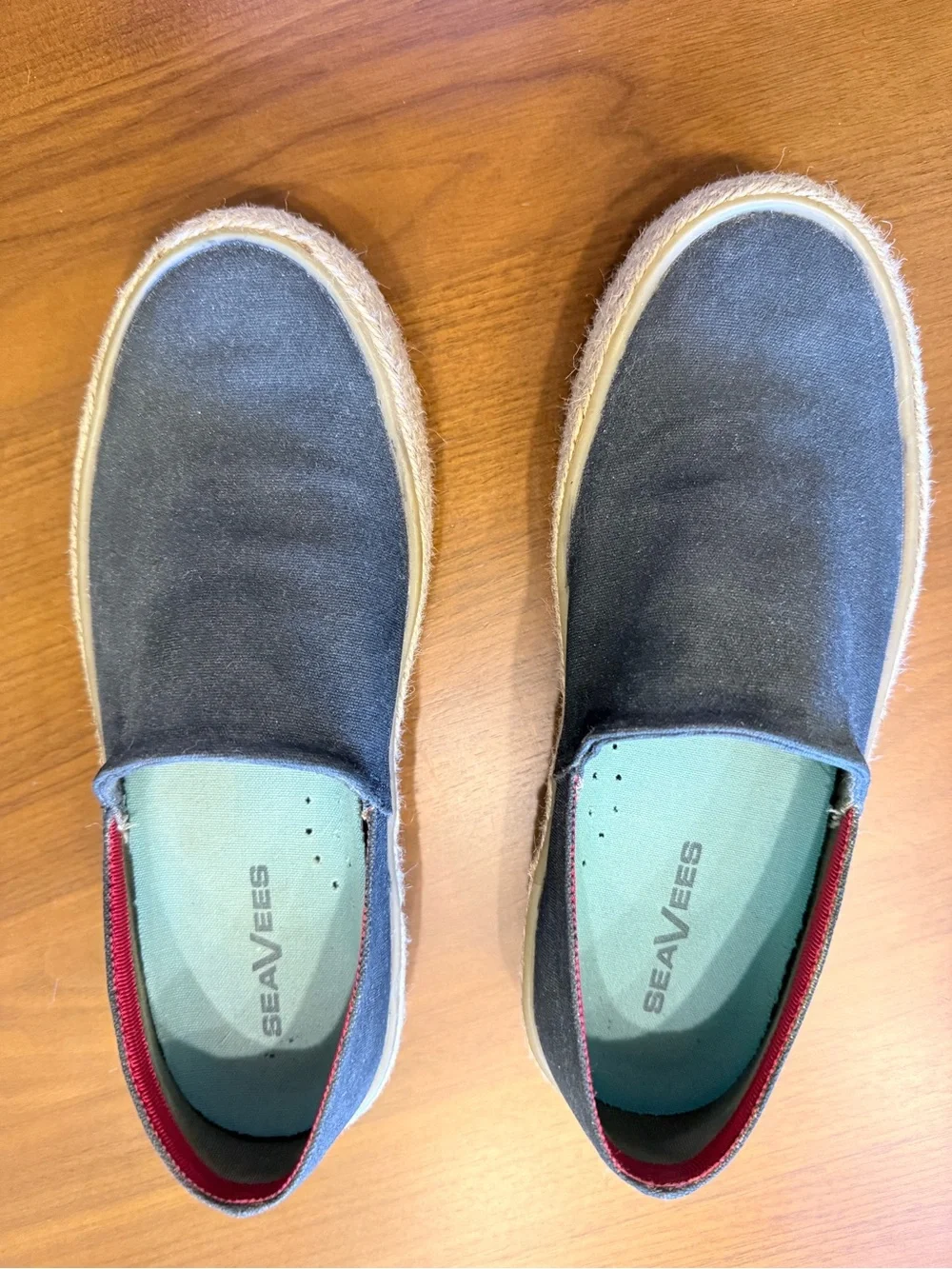 Seavee’s Oceanside High Espadrille Platform Slip-on Black Womens 8.5 EU 39.5